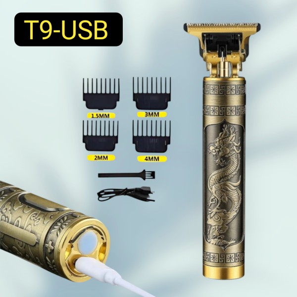 Type-C Rechargeable Vintage T9 Trimmer