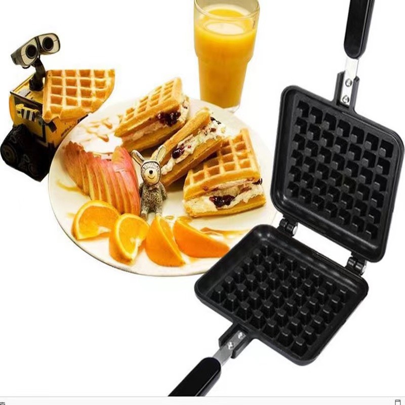 Non-Stick Waffle Maker Pan-ঘরেই বানান মুচমুচে ওয়াফল